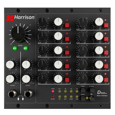 Harrison Audio D510mx 500 Series Analog Summing Mixer (Demo Deal)