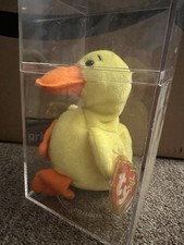 Ty Beanie Babys - Quackers The Duck 6" Plush Toy 4024 