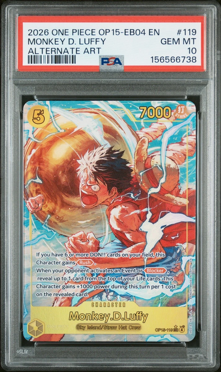 Monkey.D.Luffy OP15-119 Adventure on Kami's Island for sale | eBay