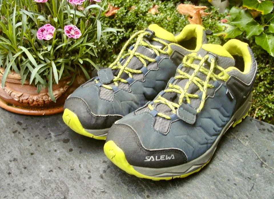 SALEWA 🇩🇪 Trekking-Schuhe Gr.38 grau WASSERDICHT, MICHELIN® 3x getr. NP: 179€