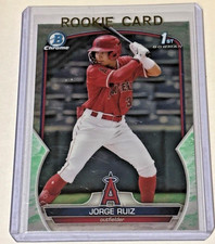 Jorge Ruiz 2023 1st Bowman Chrome Prospects Lunar Glow Refractor