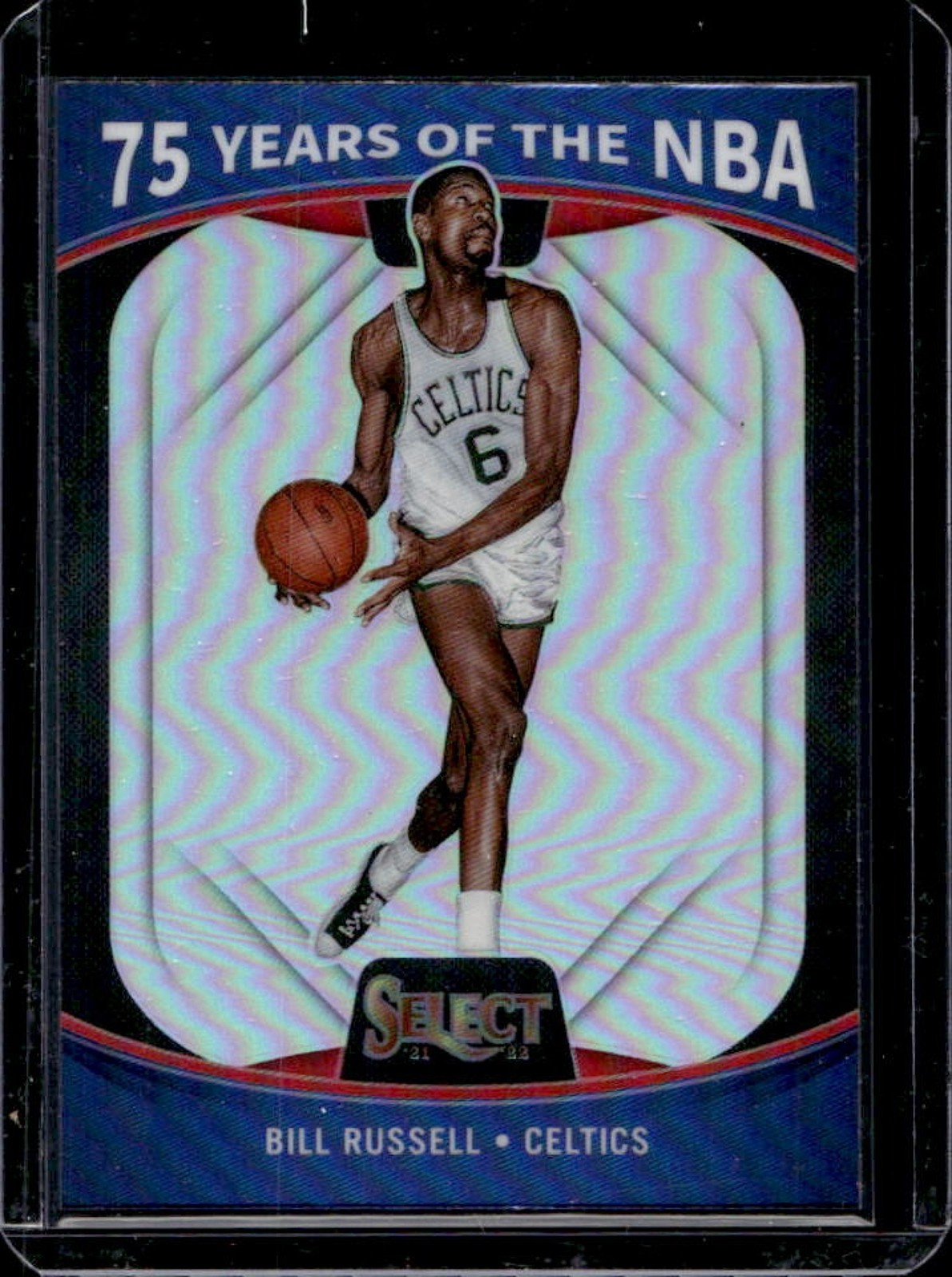 2021-22 Select Bill Russell 75 Years of the NBA #65 Celtics