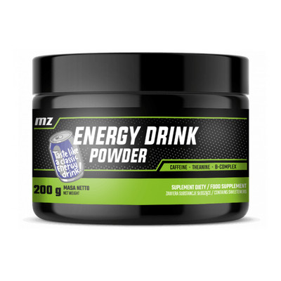 MZ-STORE Energy Drink Pulver 200g   Koffein + B-Vitamine   Fokus & Energie
