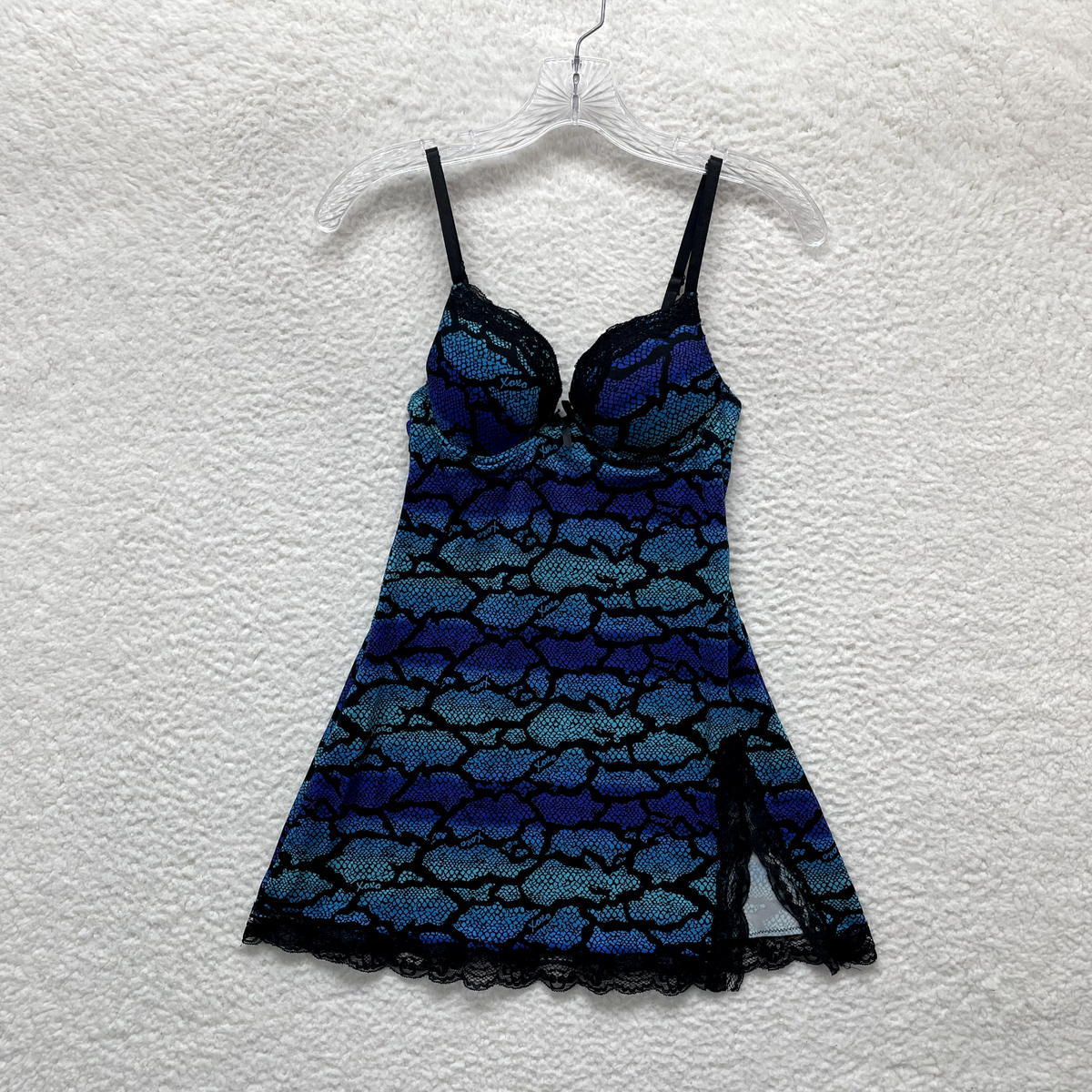 blue babydoll slip dress Off To The Shore Blue Chambray Striped Dress  Shop the Mint