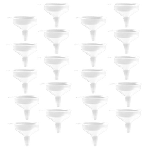 120pcs Plastic Filter Funnel Plastic Funnels Kitchen Use Essential Oils Funnel - 第 6/12 張圖片