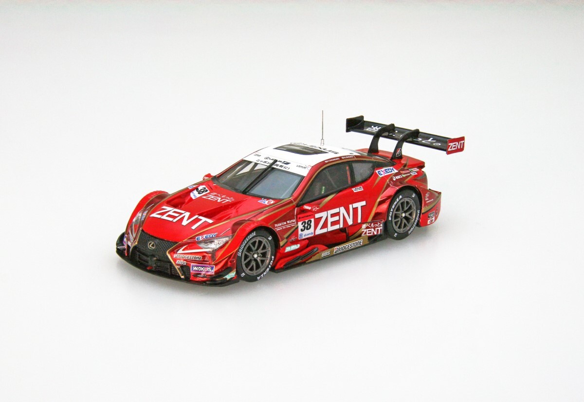EBBRO 45614 1/43 ZENT CERUMO LC500 Super Gt GT500 2018 No.38 Rot 