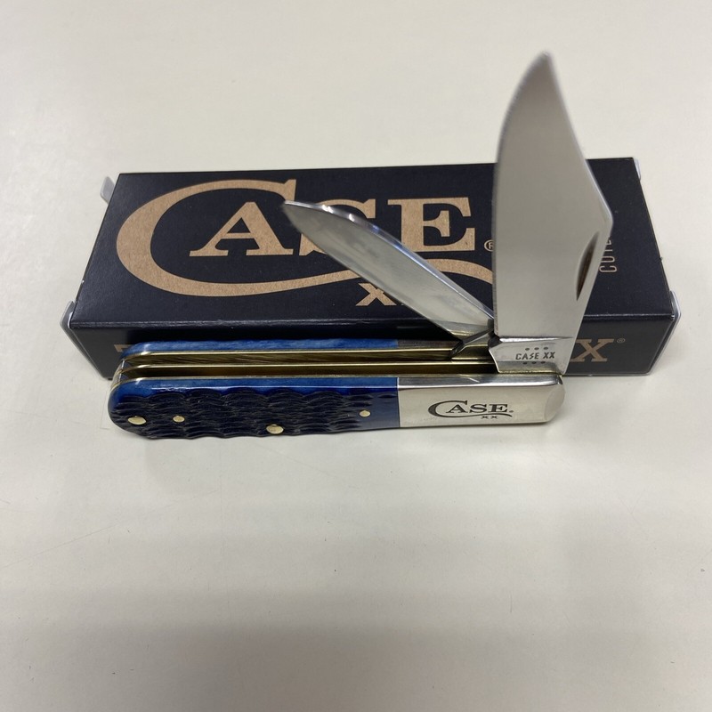 CASE XX #06894 NAVY BLUE BONE JIG BARLOW SS