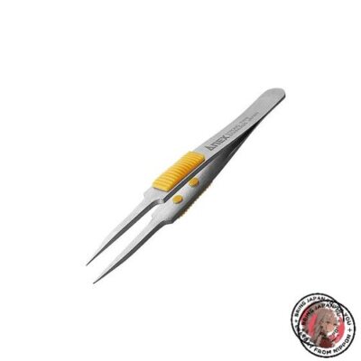 NEW ANEX No.214 Stainless Steel Tweezers with Rubber Grip  Ultr from JAPAN
