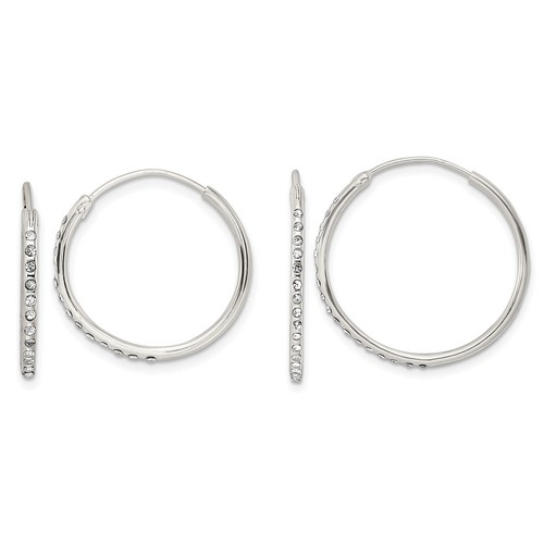 Boucles D'oreilles Argent 925 - Diamant Noir 1/5ct Carré Clous Silverspeck