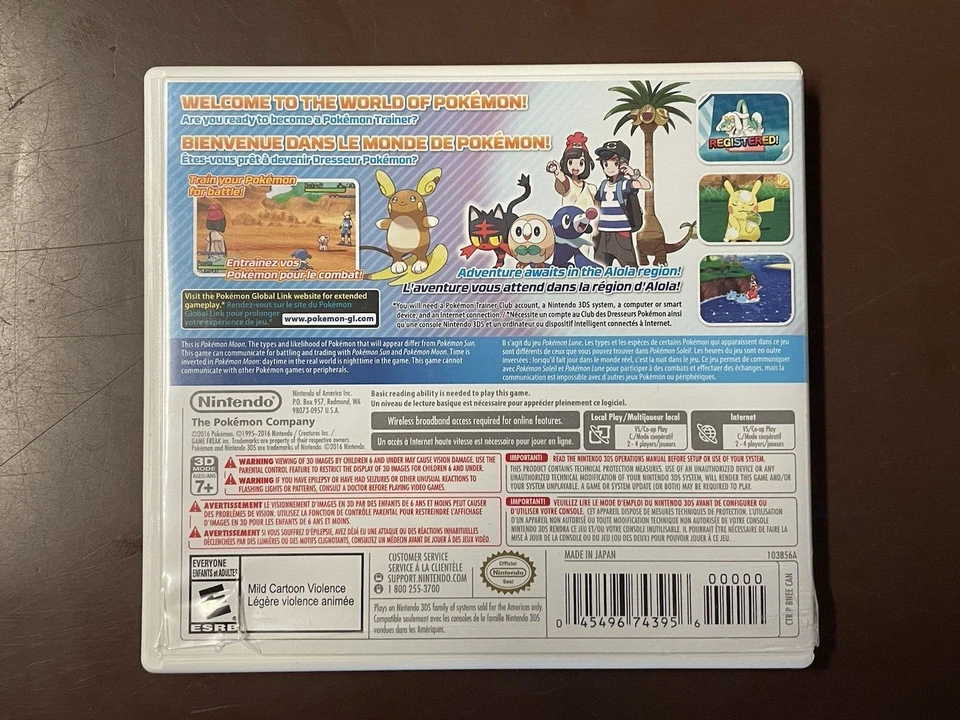 Pokémon Moon, Nintendo 3DS, Game, No Manual, Tested & Works Perfectly - Image 2 of 4