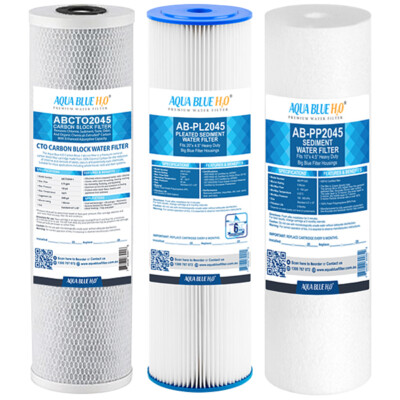 1 Micron Big Blue Sediment Pleated Water Filter 4.... - Grandado