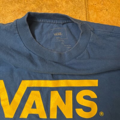 VANS Vintage Rare Blue Skateboarding Sz S Mens Otw Long