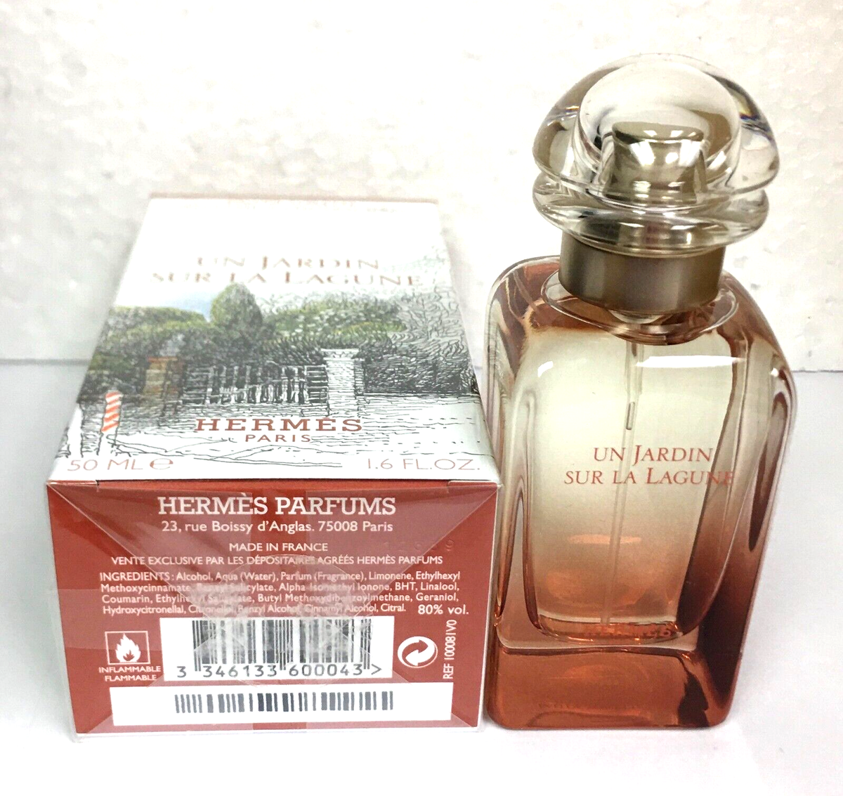 Un Jardin Sur La Lagune By Hermes Unisex 1.6oz/50ml EDT Spray New