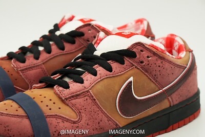 NIKE DUNK LOW SB NEW SZ 8.5 CONCEPTS RED LOBSTER SPORT RED PINK