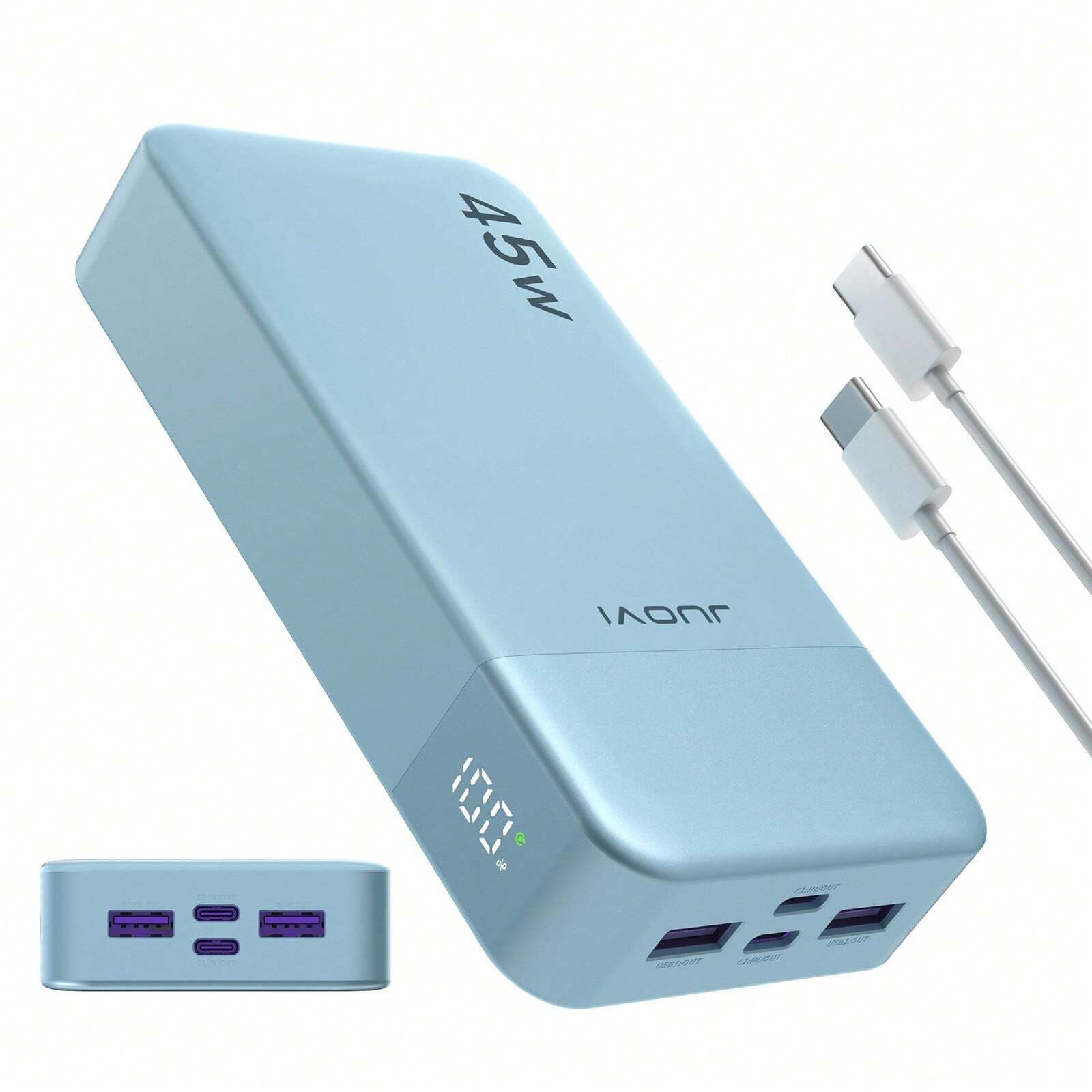 XYGC JUOVI Power Bank Portable Charger,20000mAh 45W PD3.0 QC 4.0
