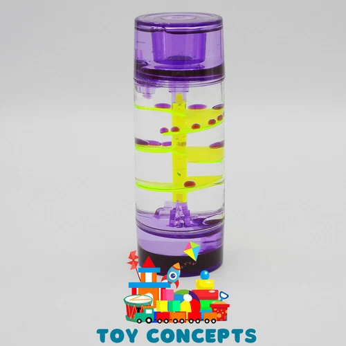 HYDRAFLUX Spiral Column Liquid Timer Desk Ornament Giftware - Picture 4 of 8