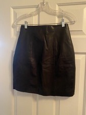 Vintage Wilson  s Leather Mini Skirt Size 8