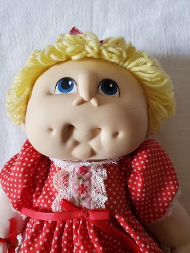 "BLONDIE" M.N.THOMAS 1984 ORIGINAL BABY PUPPE - SANFT GEBRAUCHT/SCHÖN