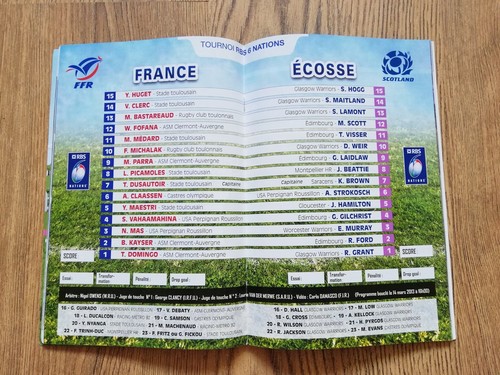 France v Scotland Rugby Union Programmes 1959 - 2015 - Picture 38 of 40