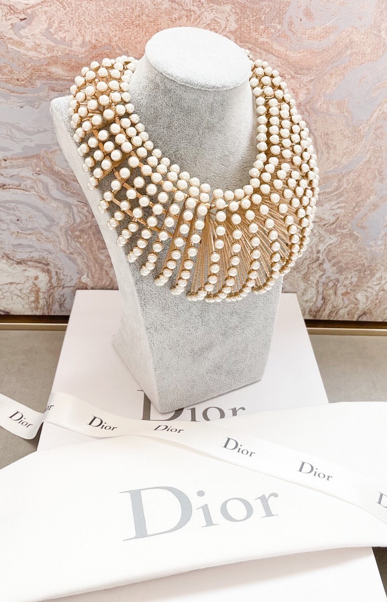 Dior Edition Copacabana Large Pearl Choker Necklace