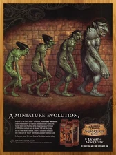 2007 Dungeons & Dragons Miniatures Game Print Ad/Poster AD&D Fantasy RPG Orc Art