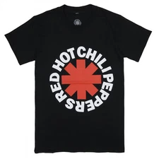 Red Hot Chili Peppers Classic Asterisk Logo T-Shirt Black