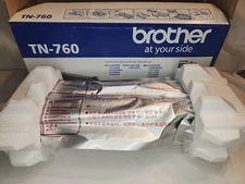 GENUINE - BROTHER TN760 BLACK TONER CARTRIDGE - OPEN BOX TN-760