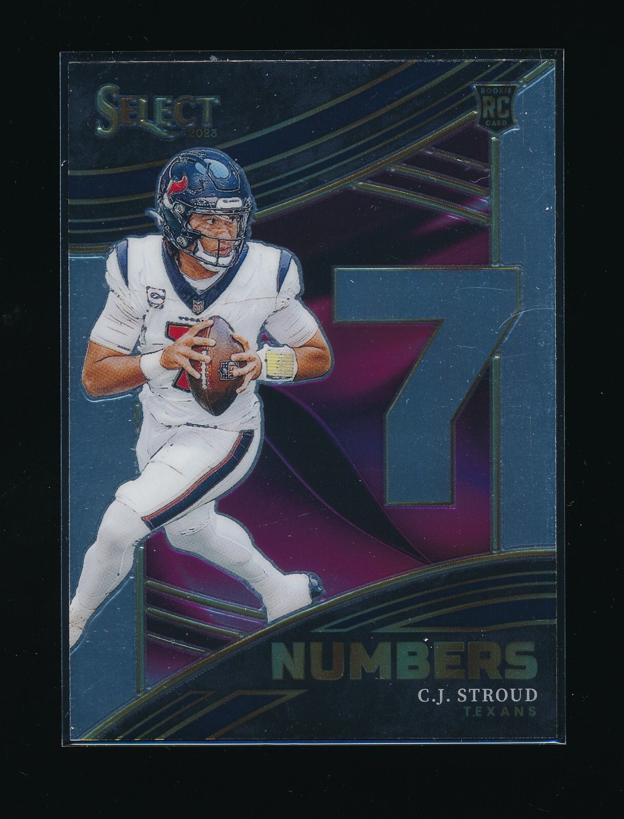 CJ STROUD 2023 PANINI SELECT NUMBERS #1 RC ROOKIE *HOUSTON TEXANS* (A)