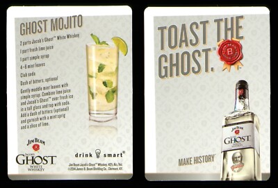 1 x Spielkarte Jim Beam Jacob's Ghost Mojito Cocktail - ZY 02