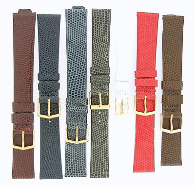 Watchband Stylecraft ORIENTAL LIZARD GRAIN ON CALF leather variations