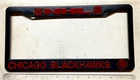 *New* NHL Chicago Blackhawks License Plate Frame Made of Heavy Plastic
