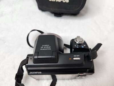Olympus SP-610Uz 14MP HD Digital Camera w/22x Zoom (Black) Tested