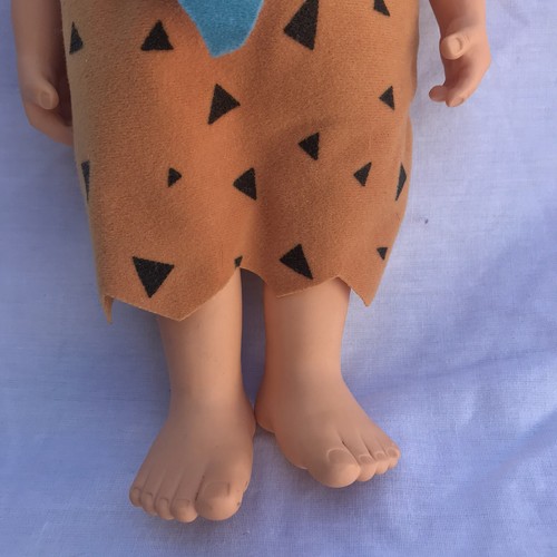 Lote de muñecas de peluche de vinilo Dakin de la película de Los Picapiedra Fred Flintstone Barney Pebbles - Imagen 5 de 23