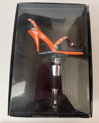 NFL Denver Broncos Shoe Wine Bottle Stopper High Heel Shoe