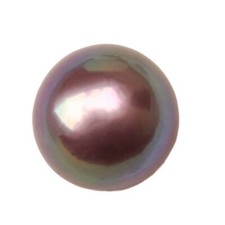 Huge 16-17mm South Sea Genuine dark purple Round Loose Pearl Undrilled Jewelry 1