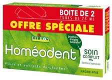 Boiron Homeodent Complete Care For Teeth And Gums 2 x 75ml (Anise) Exp 03/2026