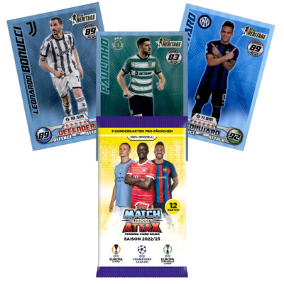 Topps - Champions League 2022/23 Trading Cards 451-500 + Sonder-Karten