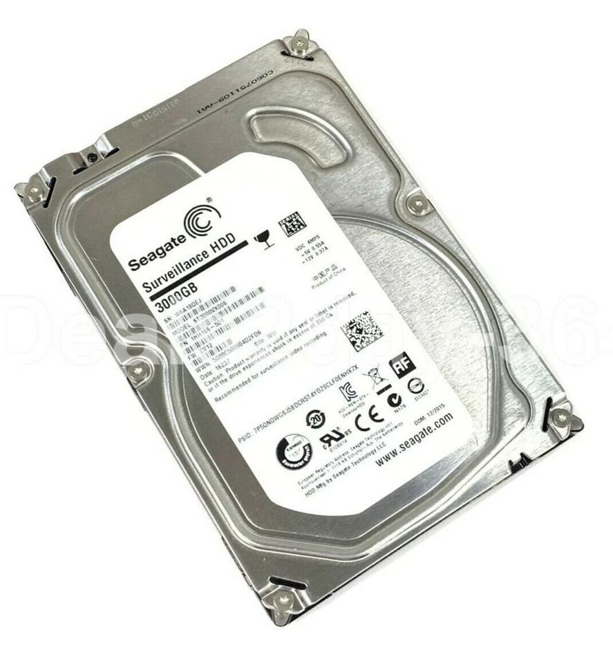 ST3000VX006 Seagate Surveillance 3TB 5900RPM SATA 6Gbps 64MB Cache 3.5-inch - Image 2 of 4