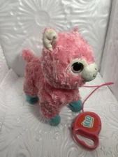 Kid Connection Pink Liama Pet Makes Sounds And Walks