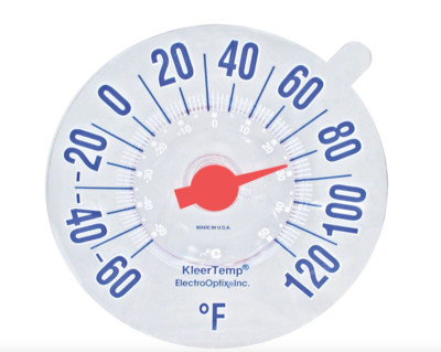 Low Vision Thermometer Electrostatic KleerTemp Fahrenheit Made in USA  # KT-7 