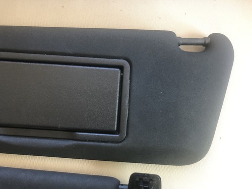 2008-2015 Mercedes W204 C250 C300 RIGHT & LEFT Side Sun Visor Set Black OEM - Picture 3 of 24