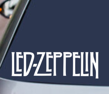 Led-zeppelin Vinyl Decal Sticker Car Rear Window Bumper Rock Music Band Logo Jdm