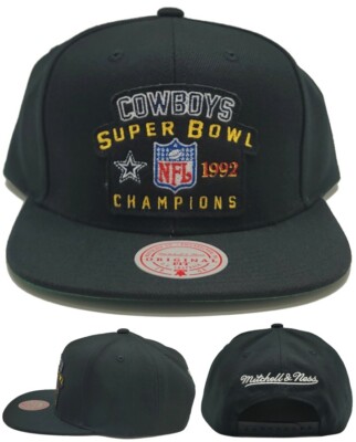 Dallas Cowboys New Mitchell Ness Super Bowl Champs Black Era Snapback Hat  Cap