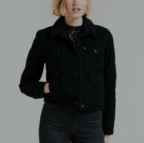 Original Sherpa Trucker Jacket Black 