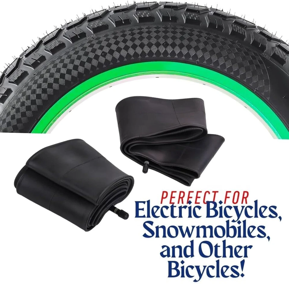 20" Heavy Duty Fat E-Bike Tires 20x4.0 with Tubes - All-Terrain Set - Image 4 of 4