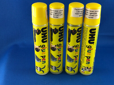 UHU Liquid glue UHU Pen 4 x  50ml pen bottle  - PETS -