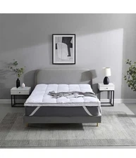 Hotel Grand Luxury Softy Feather Bed Twin New With Tags Removable Top W/ Snaps