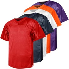 Camiseta de fútbol en blanco años 90 hip hop deportes malla práctica camisa lisa uniforme