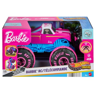 Hot Wheels Monster Trucks Barbie R/C 1:24 Offene Verpackung JHW58 Deutsch 2026