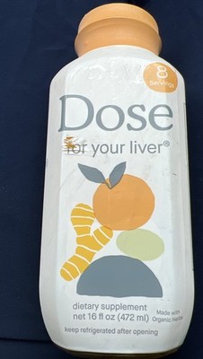 NEW & SEALED! Dose For Your Liver - 16 oz Dietary Supplement - Expiration 8/26